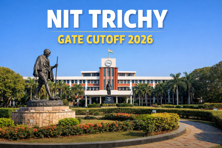 NIT Trichy GATE Cutoff 2026
