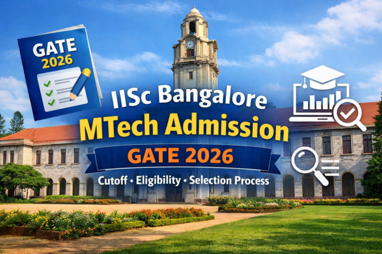 IISc Bangalore MTech Admission (GATE 2026)