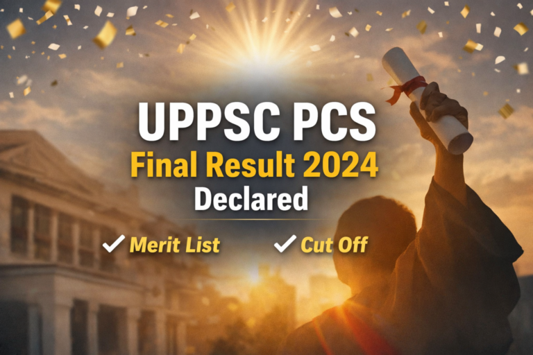 UPPSC PCS Final Result 2024 Declared