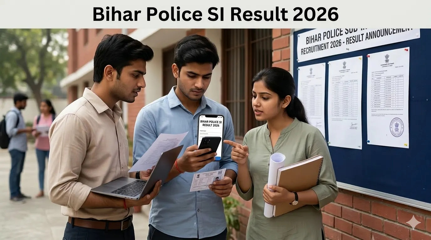 BPSSC Bihar Police SI Result 2026
