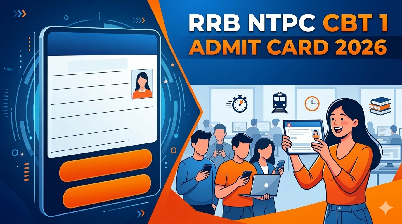 RRB NTPC CBT 1 Admit Card 2026