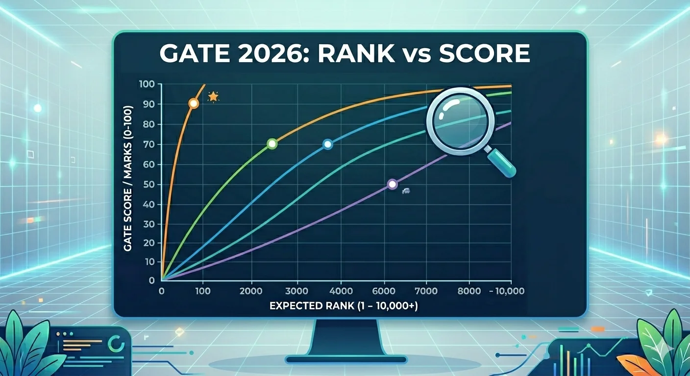 GATE 2026 Rank vs Score