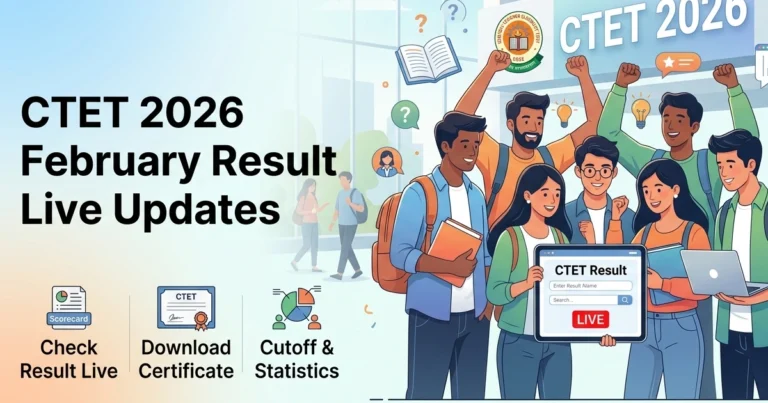 CTET 2026 February Result Live Updates