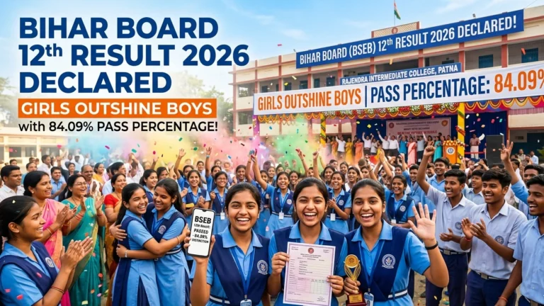 Bihar Board 12th Result 2026 Declared; Girls Outshine Boys With 84.09% Pass Percentage; 19 Girls Among 26 Toppers