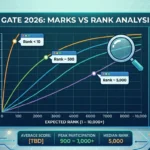 GATE 2026 Marks vs Rank Analysis-