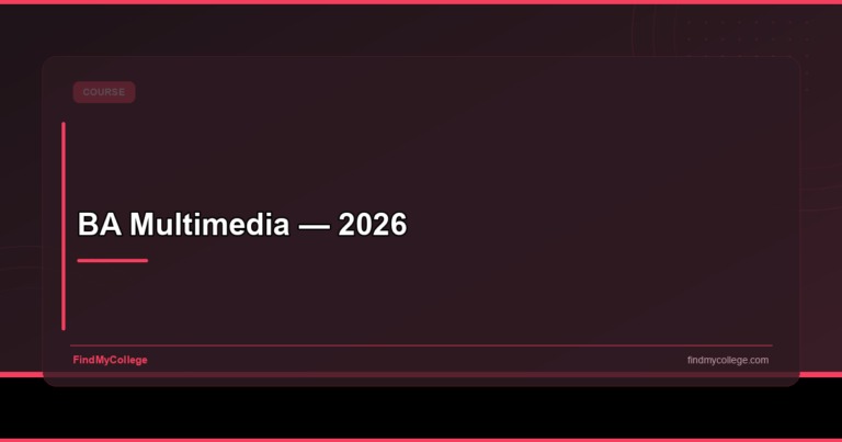 BA Multimedia — 2026