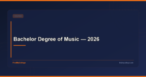 Bachelor Degree of Music — 2026