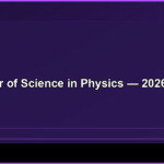 Bachelor of Science in Physics — 2026