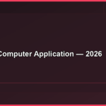 BBA in Computer Application — 2026