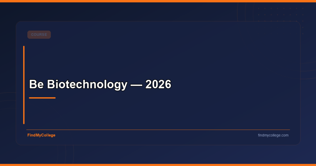 Be Biotechnology — 2026