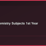 BSC Chemistry Subjects 1st Year