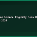 BSc Home Science: Eligibility, Fees, Colleges & Career 2026