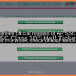 BSEAP Clarifies Official Release of AP SSC 2026 Hall Tickets This Week; Check Official Notice Here