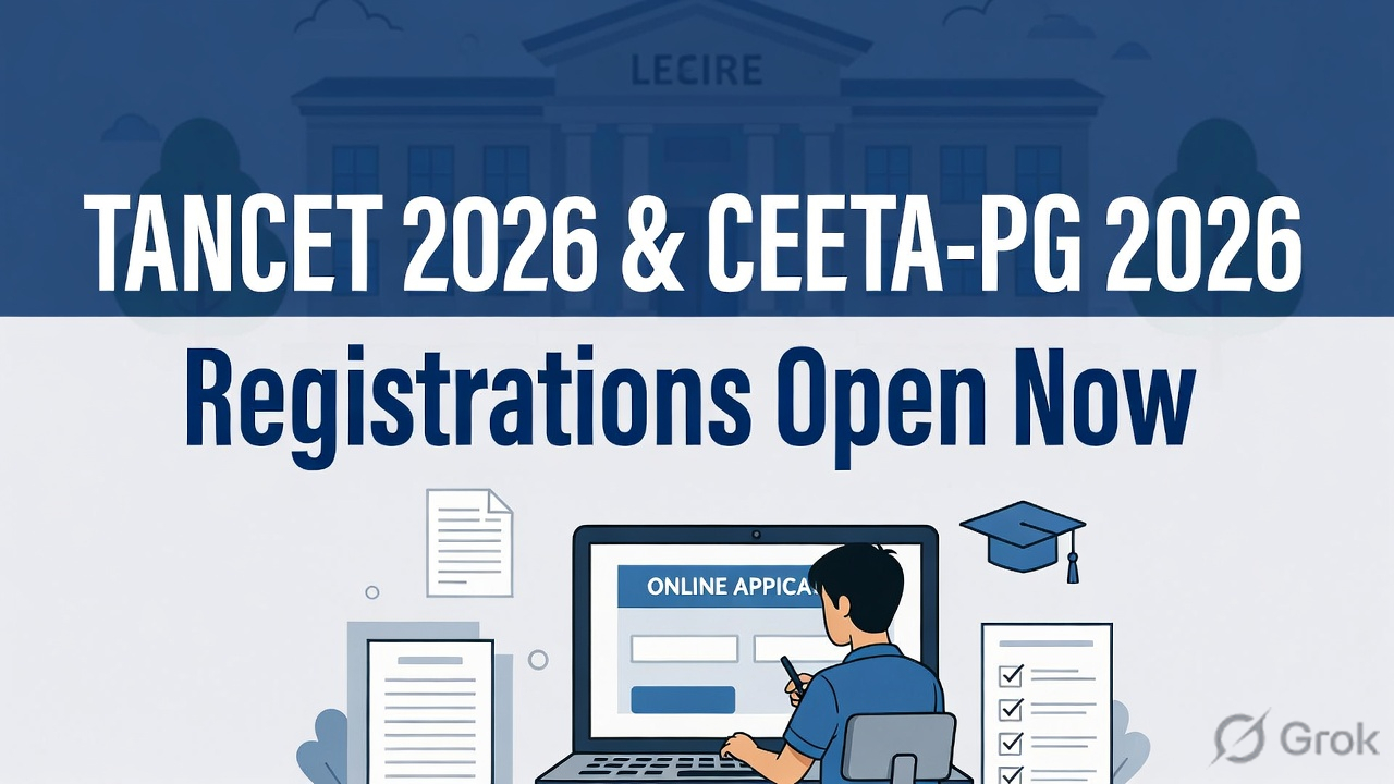 TANCET 2026 and CEETA PG 2026 Registrations Open: Find Direct Links, Exam Schedule, Fees & More - FindMyCollege
