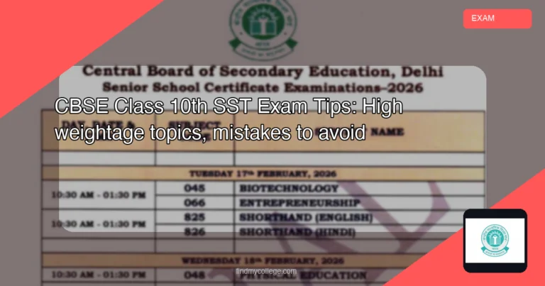 CBSE Class 10th SST Exam Tips: High weightage topics, mistakes to avoid