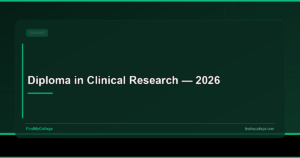 Diploma in Clinical Research — 2026