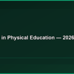 Diploma in Physical Education — 2026