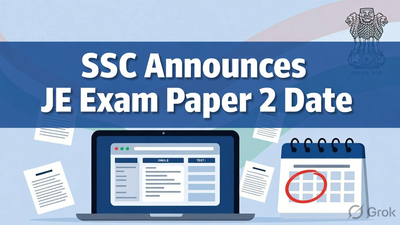 SSC JE Exam Paper 2 Date Announced