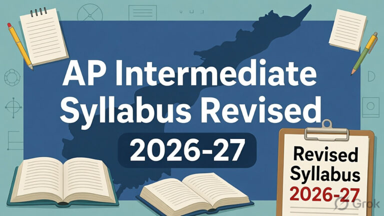 AP Intermediate Syllabus Revised for 2026-27 Academic Year by BIEAP