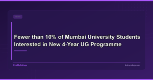 Fewer than 10% of Mumbai University students interested in new 4-year UG programme