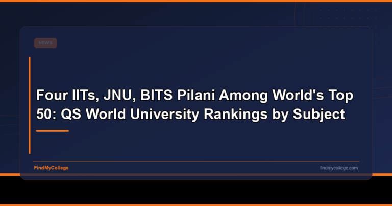 Four IITs, JNU, BITS Pilani among world’s top 50: QS World University rankings by subject