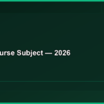 Gnm Course Subject — 2026