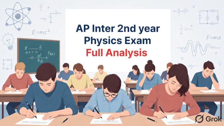 AP Inter 2nd Year Physics Exam Analysis: Difficulty Level, Passing Marks and More - FindMyCollege