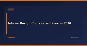 Interior Design Courses and Fees — 2026