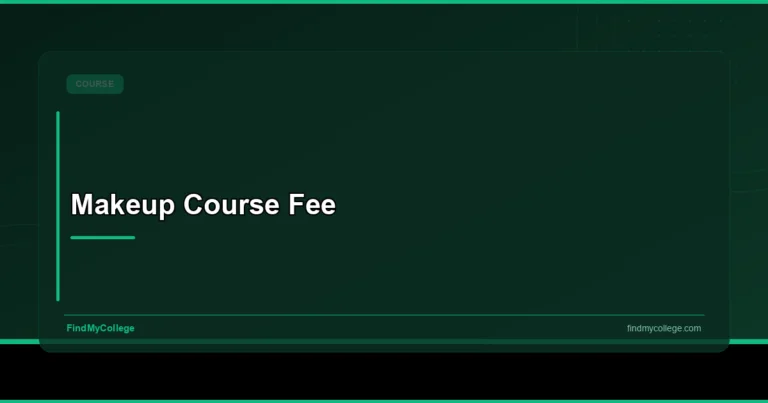 Makeup Course Fee