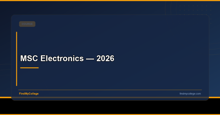 MSC Electronics — 2026