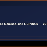 MSC Food Science and Nutrition — 2026