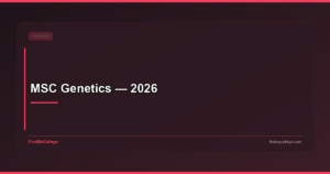 MSC Genetics — 2026