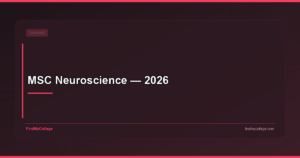 MSC Neuroscience — 2026