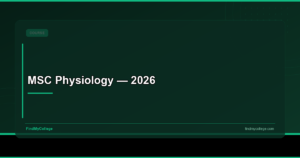 MSC Physiology — 2026