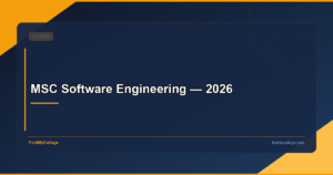 MSC Software Engineering — 2026