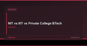 NIT vs IIIT vs Private College BTech - FindMyCollege