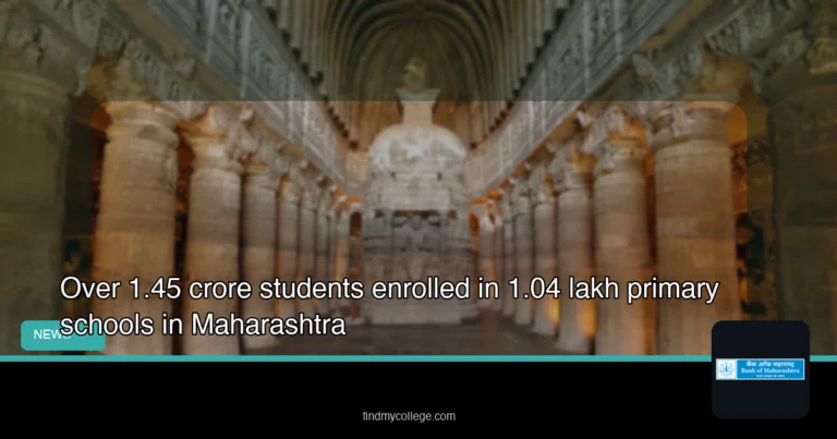 Over 1.45 crore students enrolled in 1.04 lakh primary schools in Maharashtra