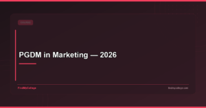 PGDM in Marketing — 2026