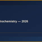PhD in Biochemistry — 2026