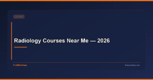 Radiology Courses Near Me — 2026