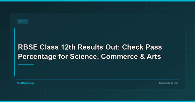 RBSE Class 12th results out: Check pass percentage for Science, Commerce & Arts