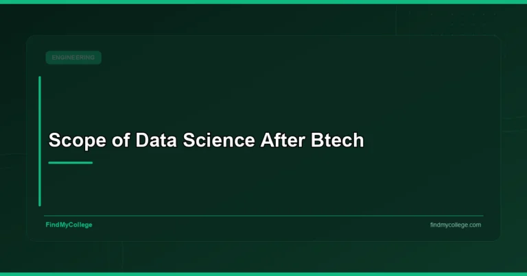 Scope of Data Science After BTech - FindMyCollege