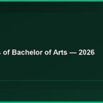 Syllabus of Bachelor of Arts — 2026