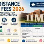 IIM Distance MBA Fees 2026: Cost, Waivers & Top Program Comparison