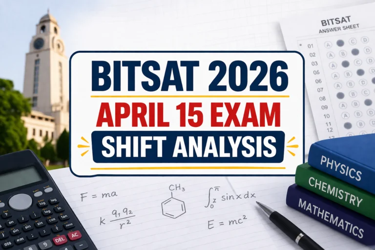 BITSAT 2026 Shift 1 Analysis