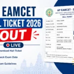 AP EAMCET Hall Ticket 2026 (OUT) Live: Download Admit Card @cets.apsche.ap.gov.in
