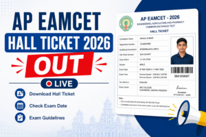 AP EAMCET Hall Ticket 2026 (OUT) Live