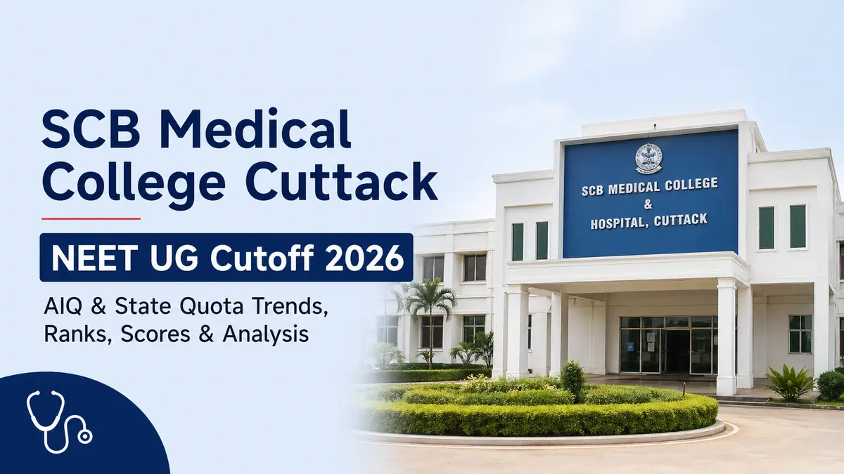 SCB Medical College Cuttack NEET UG Cutoff 2026