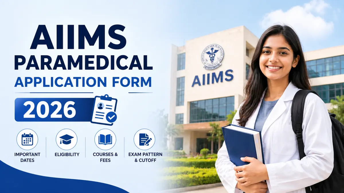 AIIMS Paramedical Application Form 2026