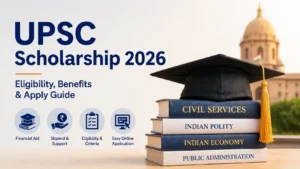 UPSC Scholarship 2026: Government Schemes, Stipend Details & Application Steps